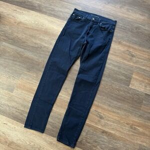 Mott & Bow Navy Blue Skinny Fit Pants Jeans Sz 31x32 Casual Preppy